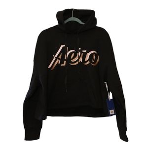 Aeropostale Sport 2X Cropped Hoodie